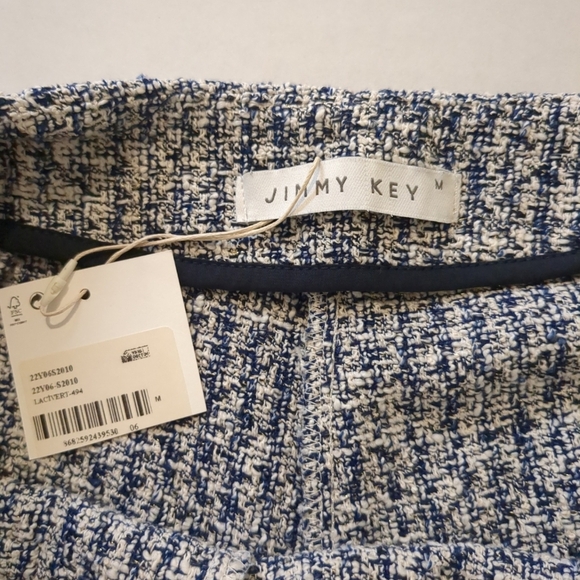 Jimmy Key Women's Blue/White Shorts, Size M , NWT - Picture 6 of 8